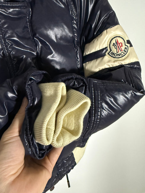 Moncler Leon Jacket Size 3 Navy Blue